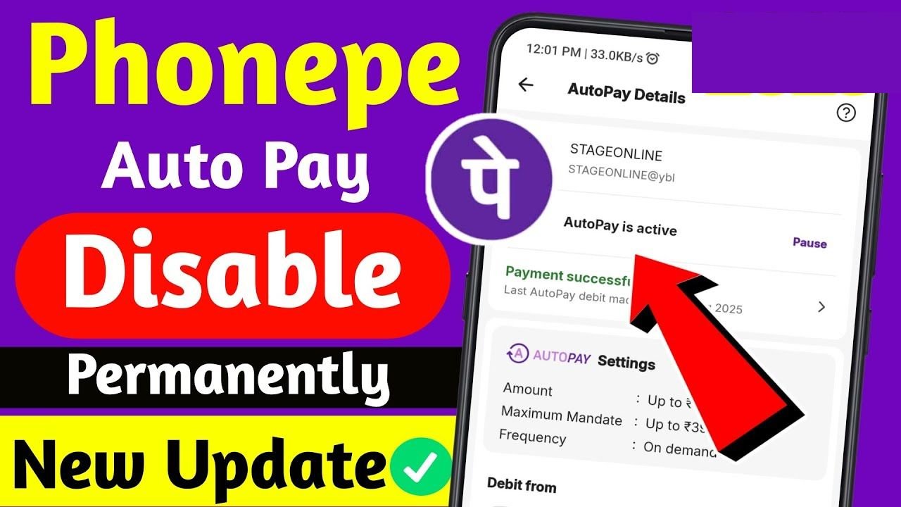 how to stop autopay in phonepe, how to turn off autopay in phonepe